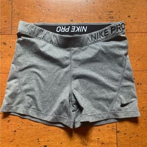 Nike Pro Women's Athletic Gray Shorts
